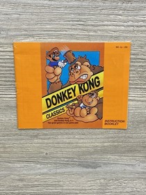 Donkey Kong Classics Nintendo NES - CIB Complete in Box! EXCELLENT Condition!
