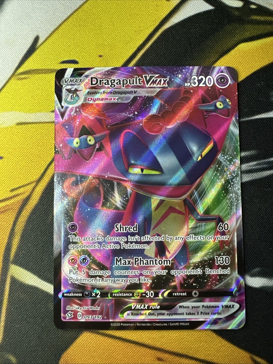 Dragapult Vmax 093/192 Rebel Clash NM Full Art Ultra Rare Pokemon Card