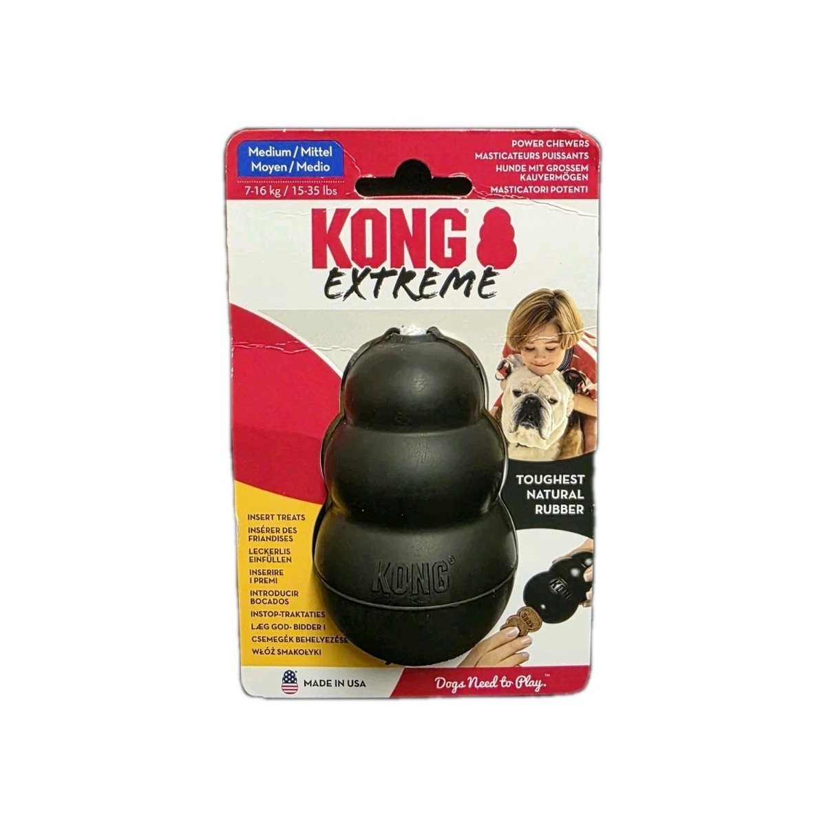 KONG K2 Dog Toy, Medium Black for sale online UK