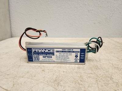 France SFEG LED Power Supply DRV-1260-E 120-277 Volts 60 Hz 12 VDC 60 Watts  