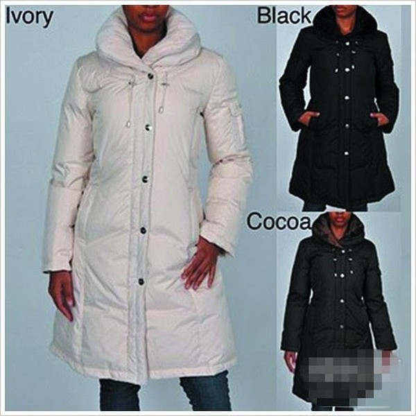 Women DKNY Puffer Jacket White 36 / S / 44