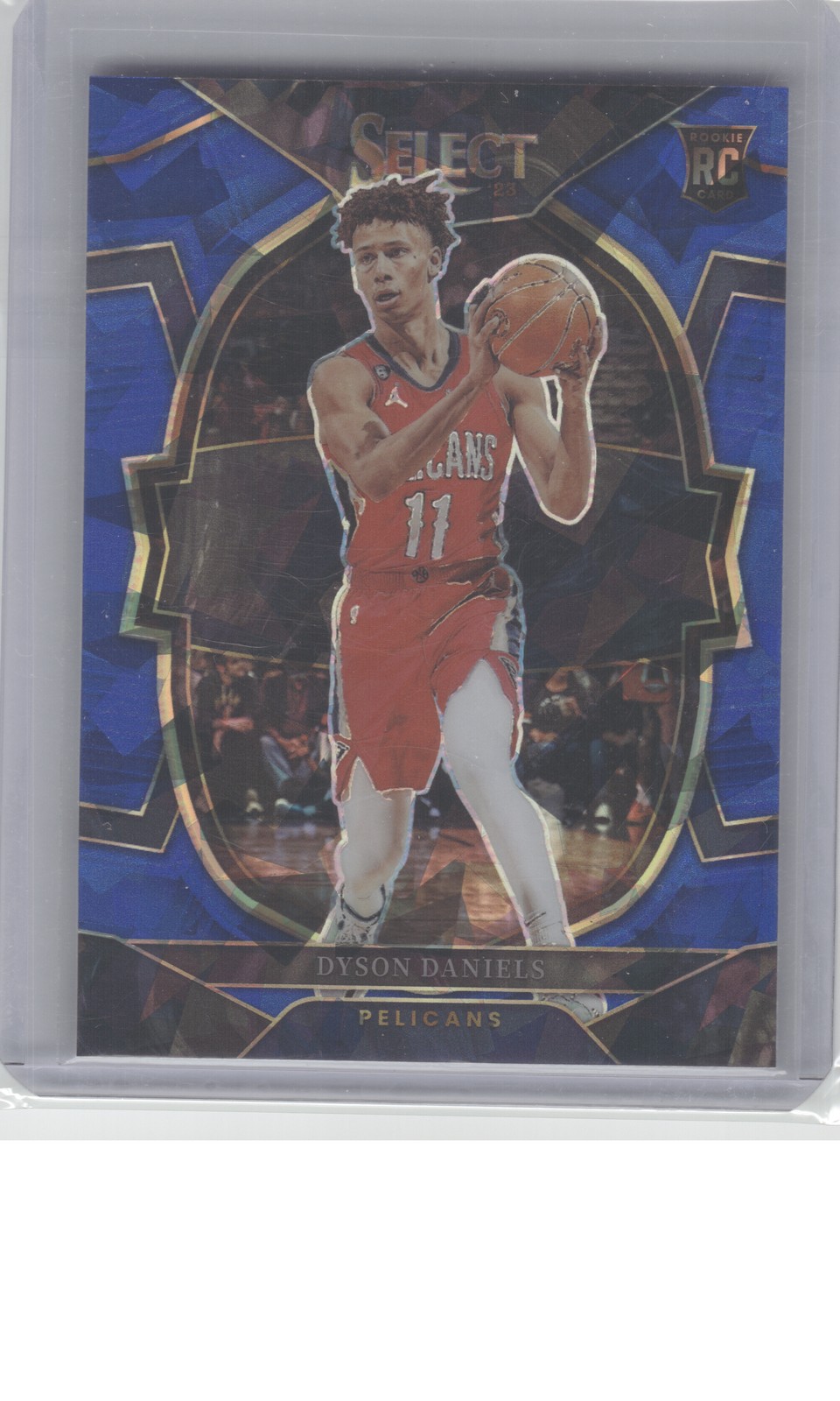 2022-23 Panini Select #67 Dyson Daniels Blue Cracked Ice Prizms B18R1C35