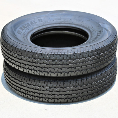 2 Tires Transeagle ST Radial II Steel Belted ST 205/75R15 E 10 Ply Trailer