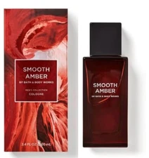 DISCONTINUED Smooth Amber Bath & and Body Works 3.4oz Men’s Cologne Spray NIB