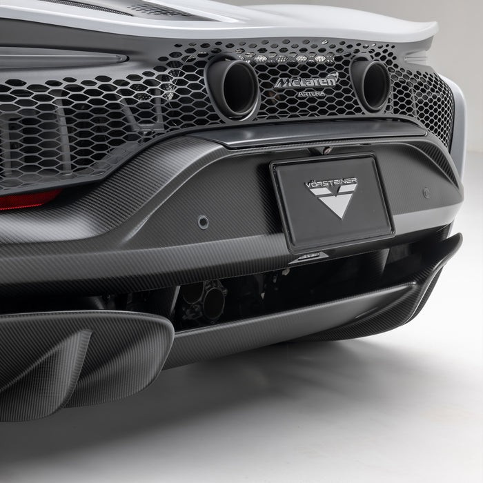 Vorsteiner Aero Carbon Fiber Rear Bumper 2x2 Glossy Fits McLaren Artura