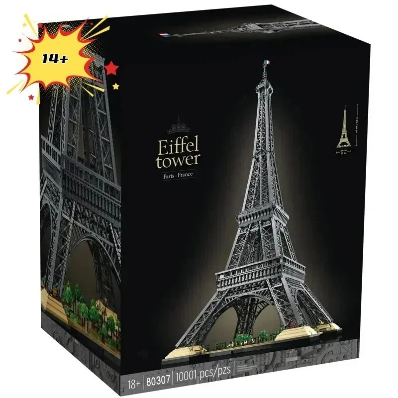1.5m Eiffel Tower 10307 10001PCs Paris Architecture Model Building Assembly Kit - Image 4 of 4