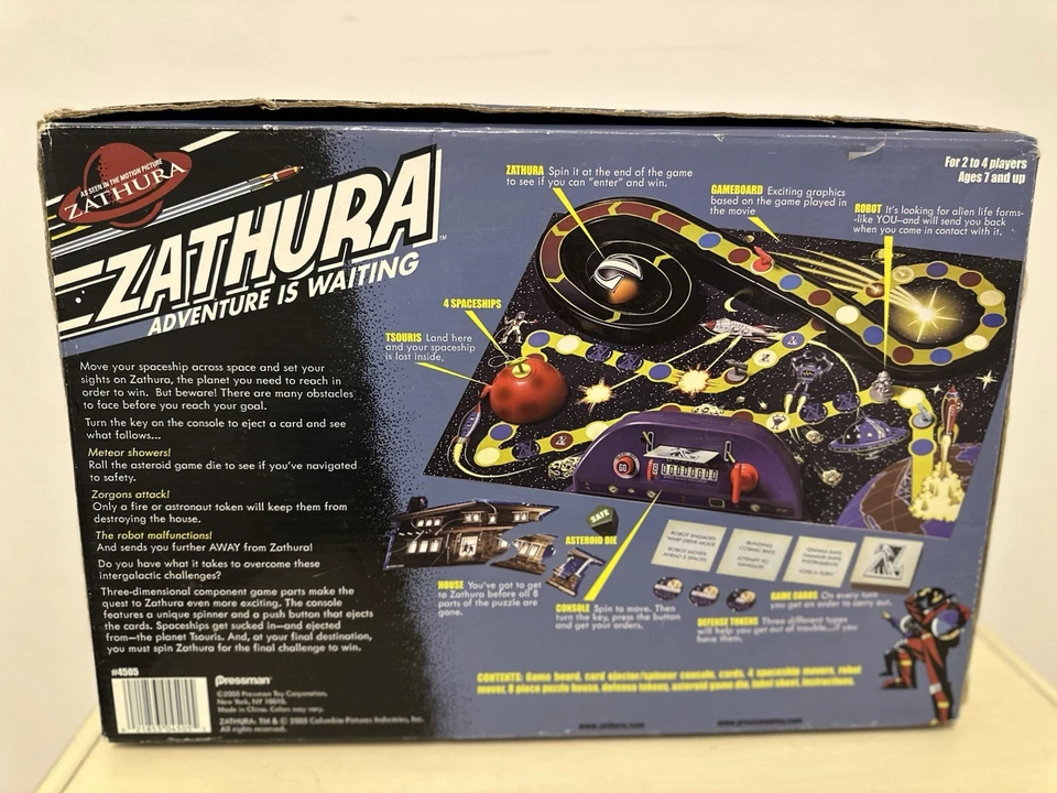 Pressman ZATHURA Adventure is Waiting Space Board Game Fairview Entertainment - Image 4 of 4