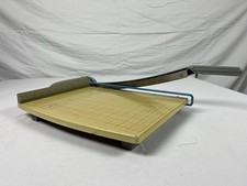 Quartet 9112 - 12" Paper Trimmer Guillotine Cutter - Heavy Duty Wood Base
