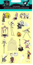 Nightmare Before Christmas-Sticker Sheet-36 Stickers Double-Sided Licensed-New
