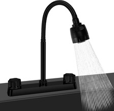 8 in RV Kitchen Faucet, Camper Faucet Kitchen with Flexible Arc 360 Degree Rota