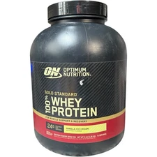 Optimum Nutrition Gold Standard Whey Protein Powder 5 Pounds Vanilla Ice Cream