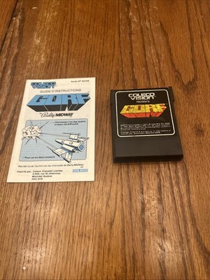 Vintage video game cartridge  Gorf  for the ColecoVision With Instructions Read