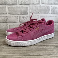 Puma Suede Pink Lace Up Shoes Womens Size 6.5