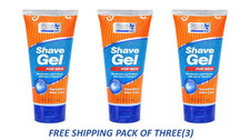 3 X Shave Gel For men Moisturizes With Aloe Vitamin E Sensitive Skin care