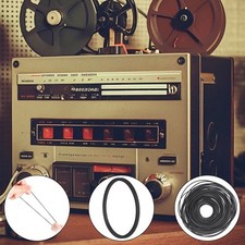 50/100Pcs 1-4mm Width Universal Cassette Tape Machine Rubber Belts for Recorders