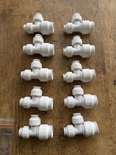 Image of John Guest Speedfit Reducing Tee 22mm X 15mm X 15mm Unused Loose Bag Of 10