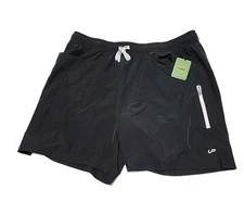 Unipro Shorts SZ XL Training Trek Qwick Dry Black Stretch Activewear  Casual