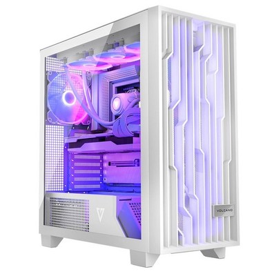 5903560981688 Computergehäuse MODECOM VOLCANO PERUN APEX ARGB MIDI White MODECOM