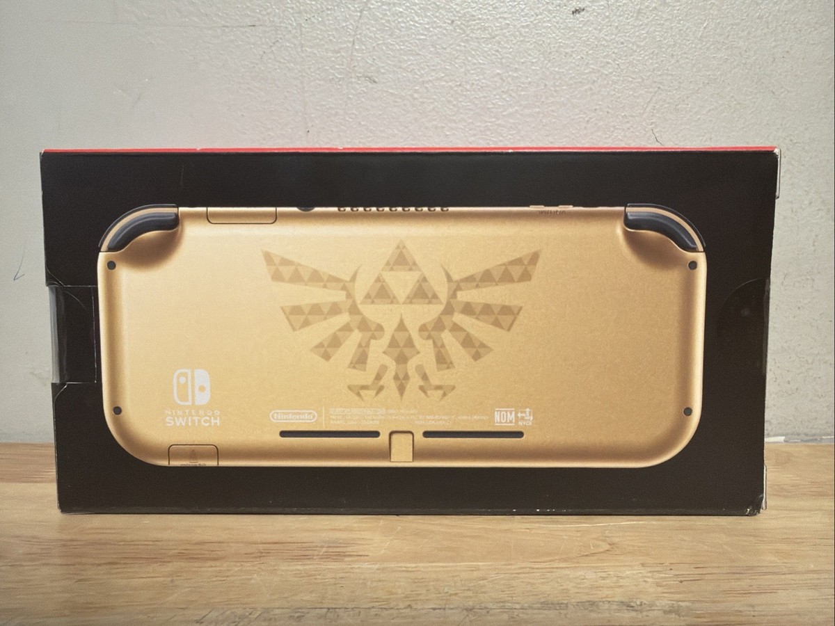 Nintendo Switch Lite Hyrule Edition Zelda Gold Console Factory