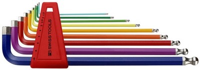 Ballend Hex Set Long Rainbow 10 PB 212LH-10 RB