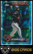 2024 Topps Chrome Update #USC113 Eduardo Rodriguez Aqua Lava Lamp #/175