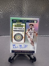 2019-20 Contenders Brian Bowen II Rookie Finals Ticket Auto Autograph #28/49