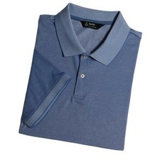 Member's Mark Stretch Cotton Pique 2 Button Polo Shirt Sz L