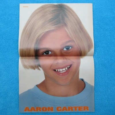 Aaron Carter POSTER BRAVO 2 Seiten 5 Five