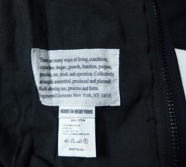 Used Engineered Garments Field Parka Nyco Ripstop Hoodie Mens Size S Navy image 7