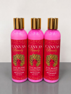 Lot of 3 Canvas Beauty Full Bloom Amplifying Conditioner 8 oz All Hair Types NEW
