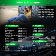 5Pcs 56029398AB 68241067AB Fit for CHRYSLER JEEP DODGE TPMS TIRE SENSOR Set of U