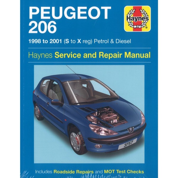 Peugeot 206 1998-2001 Benzin Diesel Reparaturhandbuch Haynes-image