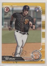 2019 Bowman Gold 24/50 Chris Shaw #42 fm0