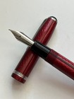 Vintage Esterbrook J Series, Pearlized Red, Lever Fill,  2550 Nib, original box — photo 1