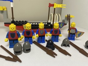 Vintage1987 Lego Castle Lion Knights Viking Voyager Set 6049