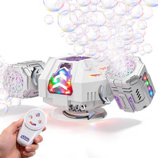 Bubble Machine, 30000 Bubbles/Min Rechargeable Kids Bubble Machine, Big Bubble