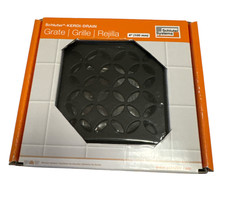 Schluter Systems Kerdi-Drain 4" Square Grate - Matte Black Floral KDIF4GRKMGSD5
