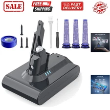 High-Performance 21.6V 8000mAh Battery for Vacuum Cleaners - 2 Filters Included