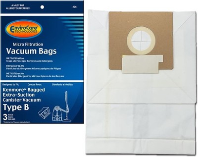 Replacement Micro Filtration Vacuum Bags Designed to Fit Kenmore B Galaxy