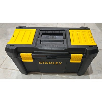Stanley Essential 19 Inch Plastic Tool Box with Removable Tray STST19331 Black