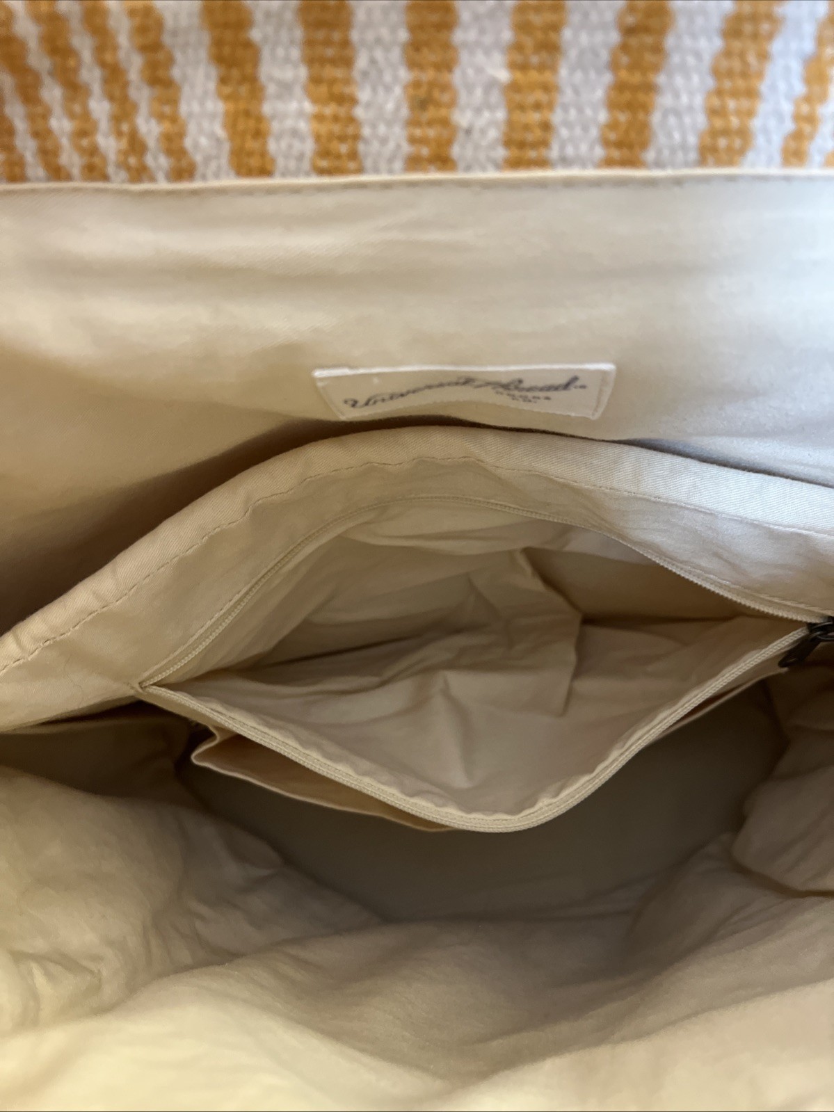 Universal Thread Striped Rucksack Backpack-Gold/Y… - image 13