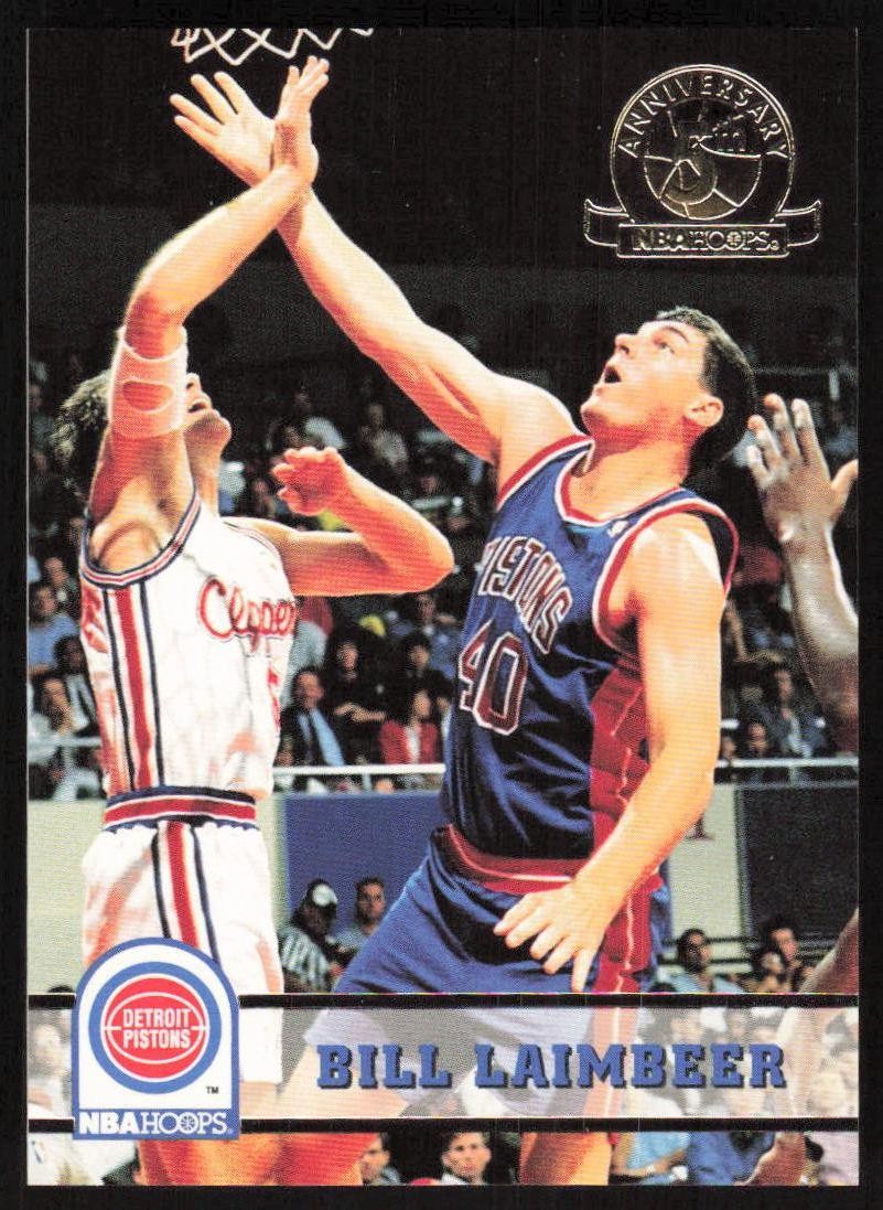 1993-94 Hoops Fifth Anniversary Gold Bill Laimbeer #62 Detroit Pistons