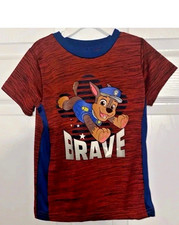 Paw Patrol Nickelodeon Boy's Short Sleeve T-Shirt Size 5