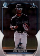 2023 Bowman Chrome Prospects #BCP195 Jose Gerardo - BB