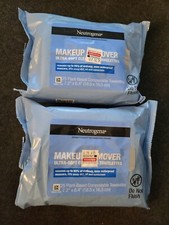 2 New Neutrogena Make Up Remover Towelettes 25 Pieces  K68 