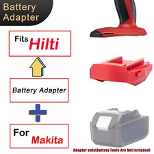 Adapter Suitable For Makita 18V Li-ion Battery To Fits For Hilti 22V Power Tool