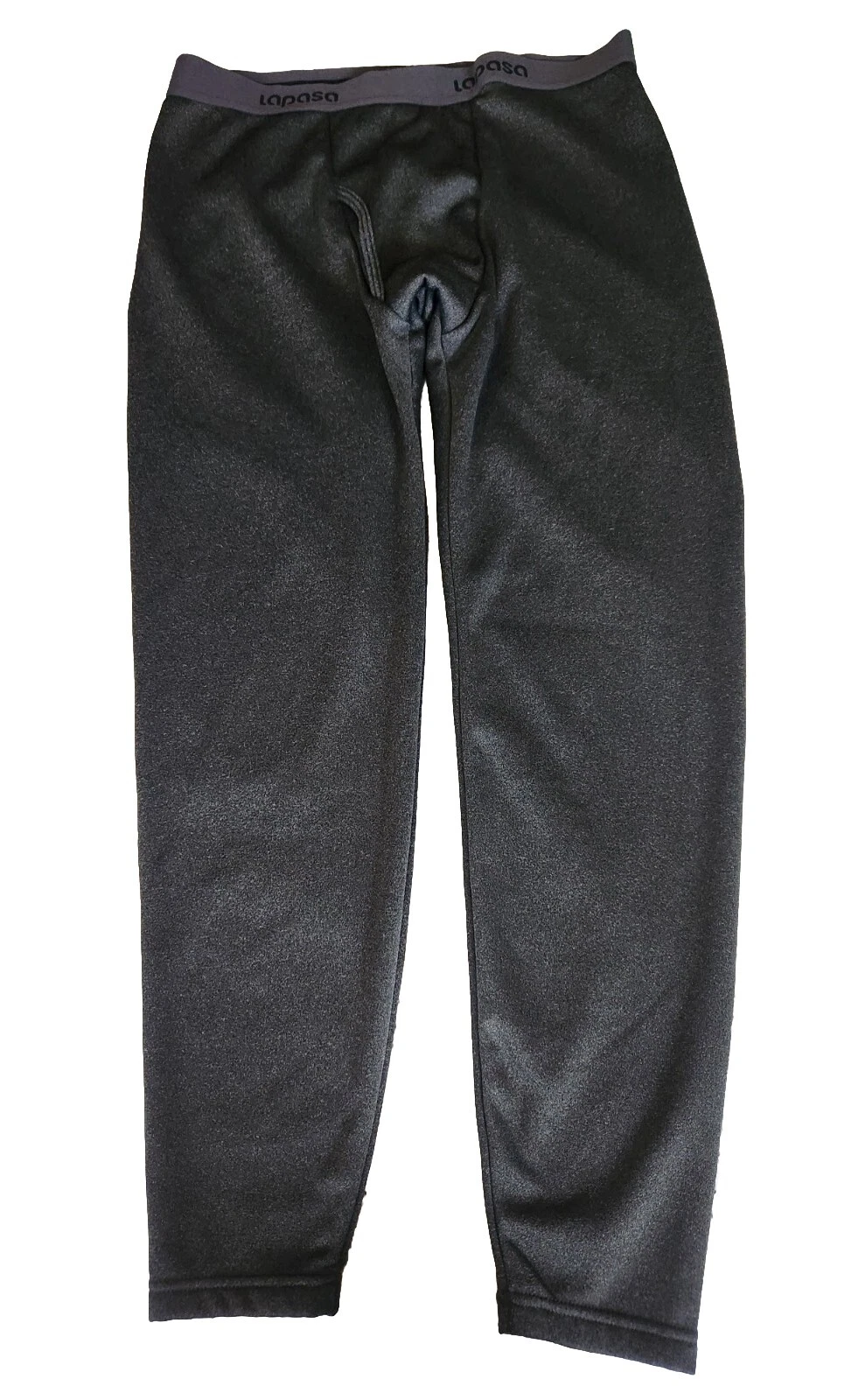 LAPASA Men's Base Layer Thermal Underwear Pants Long John Men's Large