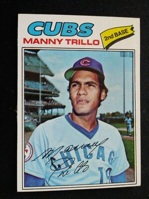 1977 Topps Baseball Card # 395 Manny Trillo - Chicago Cubs