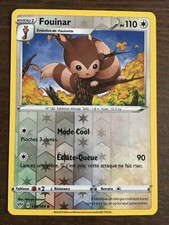 Carte Pokémon REVERSE Fouinar 136/189 EB03 Epée Bouclier Ténèbres Embrasées NEUF