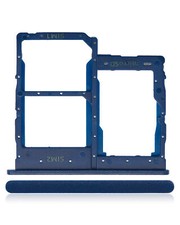 Dual Sim Card Tray Compatible For Samsung Galaxy A01 Core A013 / 2020  Blue 